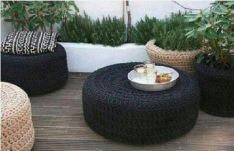 tyre outdoor furniture