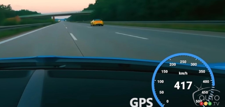 Watch This Bugatti Go At 417 km/h Equipped With Michelin Tyres