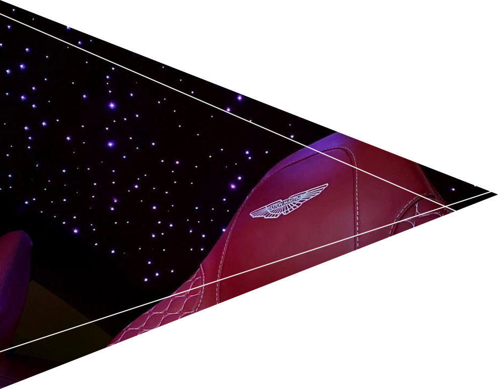 Star roof headliner interior